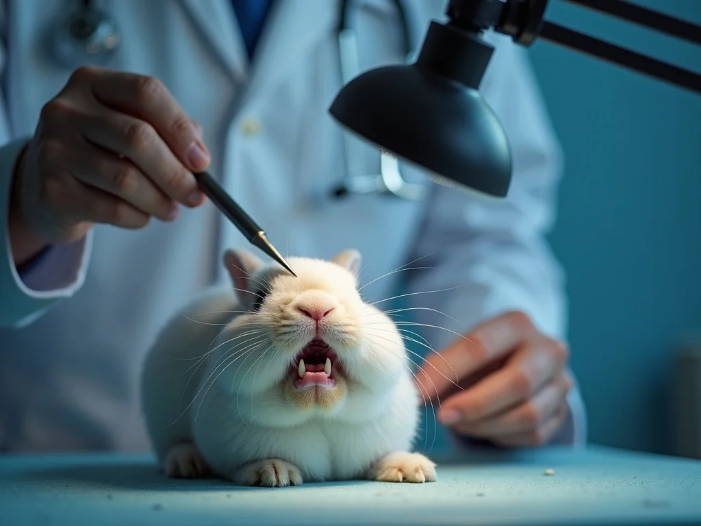 Malocclusion dentaire lapin