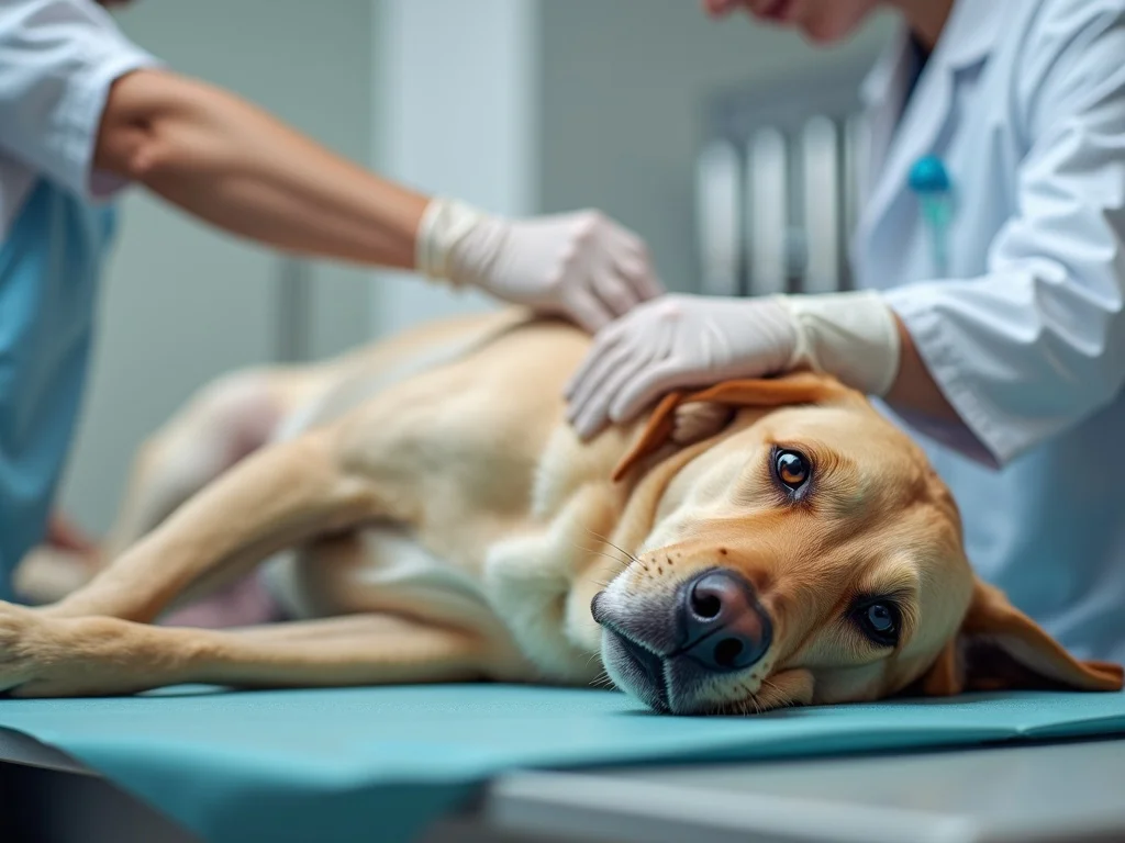 Rupture ligaments croisés chien