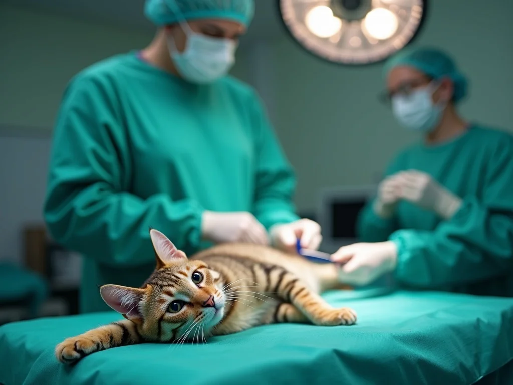 Stérilisation chat femelle