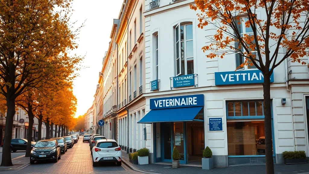 Façade de la Vétérinaire Tours, 14 avenue de Grammont, Tours